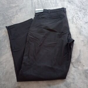 Eddie Bauer Travex Horizon Guide Chino Pants Mens 38x32 Black Performance HIking